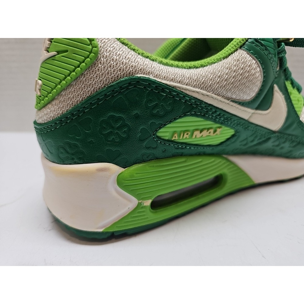 Size 8.5 - Air Max 90 St. Patrick's Day Mean Green 2021 DD8555-300 - Picture 6 of 16
